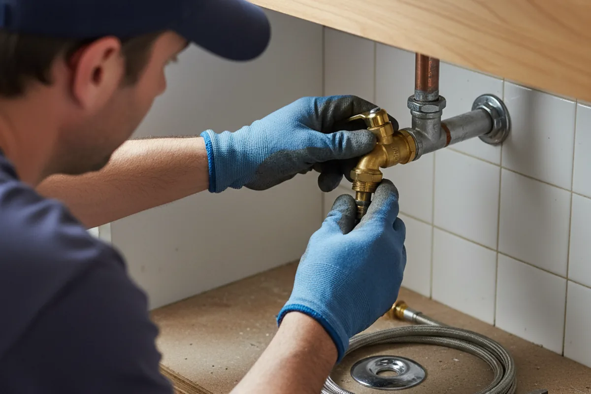 Shutoff valve and fitting work during Repiping in West Haverstraw